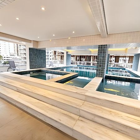 Apto Com Lazer Completo, Piscina, Ar, Mercadinho E Pet Friendly A 1 Min Da Praia 프라이아 그란데 외부 사진